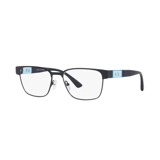 Armani Exchange AX1052 6099, lentes oftálmicos de metal, montura negro