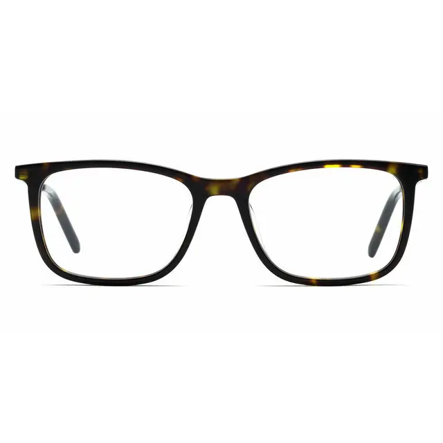 Hugo Boss HG1115086, lentes oftálmicos de acetato, montura havana print