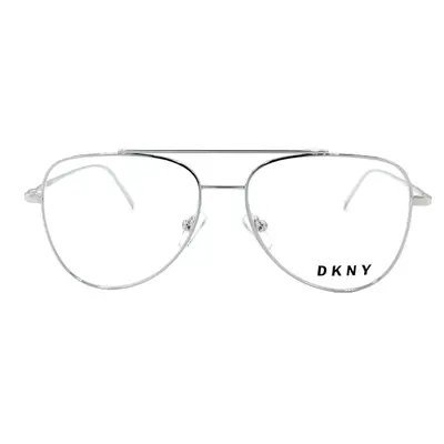 DKNY DK1004/030, lentes oftálmicos de metal, montura plateado