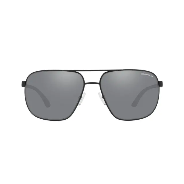 Armani Exchange AX2040S 60006G, lentes de sol de acetato, montura negro y lunas gris