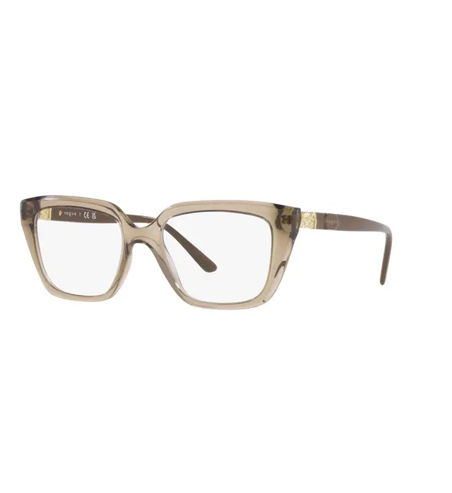 Vogue VO5477B 2940, lentes oftálmicos de acetato, montura marrón