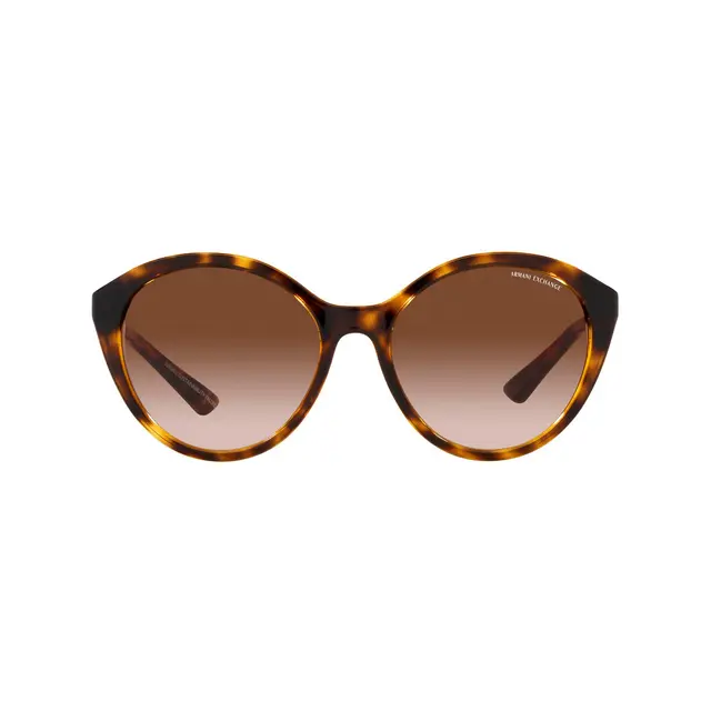 Armani Exchange AX4134S 821313, lentes de sol de acetato, montura marrón