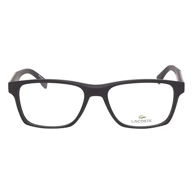 Lacoste L2862001, lentes oftálmicos de acetato, montura negro