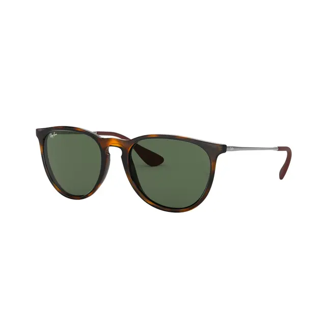 Ray-Ban Erika - RB4171 710 71, lentes de sol de acetato, montura havana print y lunas gris