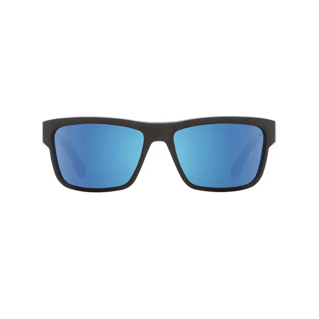 SPY Frazier 673176038439, lentes de sol de acetato, montura negro y lunas azul