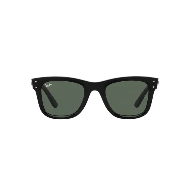Ray-Ban Wayfarer Reverse - RBR0502S 6677VR, lentes de sol de acetato, montura negro y lunas verde