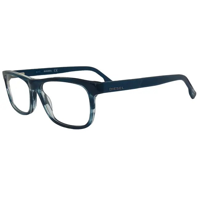 Diesel DL5212/092, lentes oftálmicos de acetato, montura azul