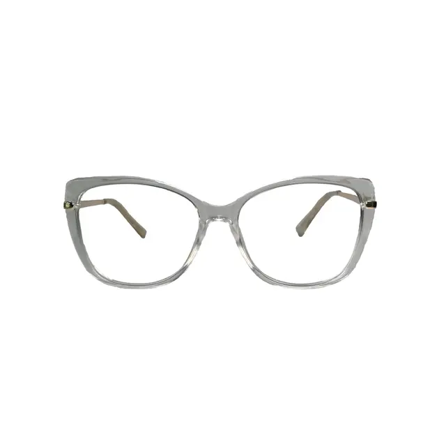 Tendence CO249 - Transparente, lentes oftálmicos de acetato y metal