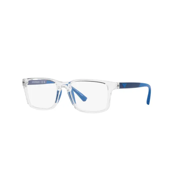 Emporio Armani EK3203 5893, lentes para niños de acetato, montura transparente