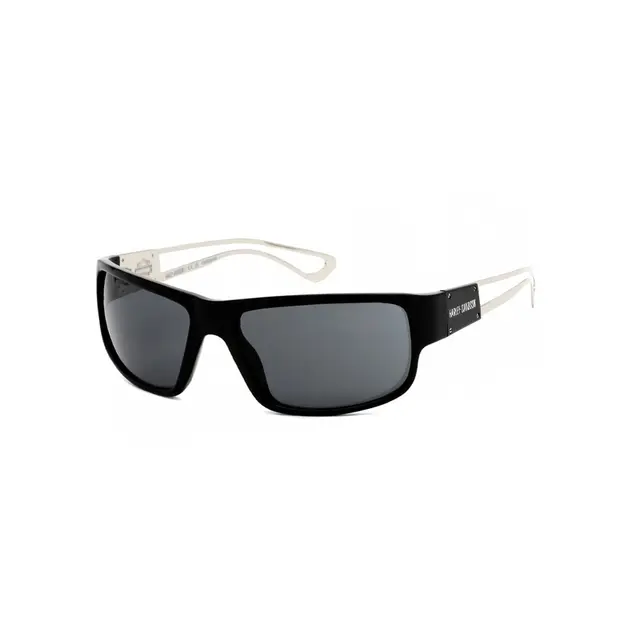 Harley Davidson HD10011X-01A, lentes de sol de acetato y metal, montura negro y lunas gris