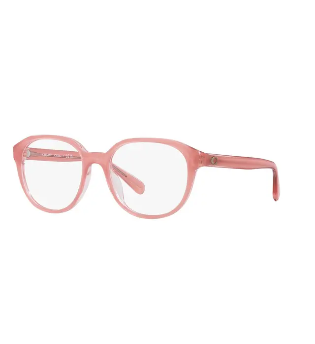 Coach HC6209U 5743, lentes oftálmicos de acetato, montura rosado