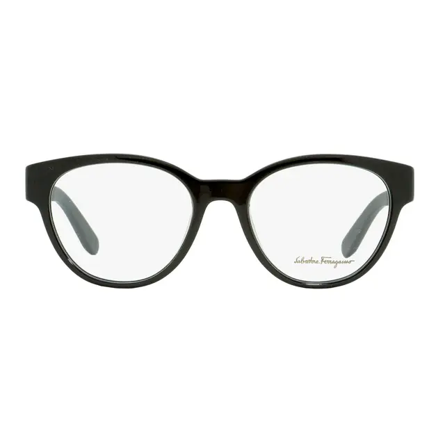 Salvatore Ferragamo SF2777/001, lentes oftálmicos de acetato, montura negro