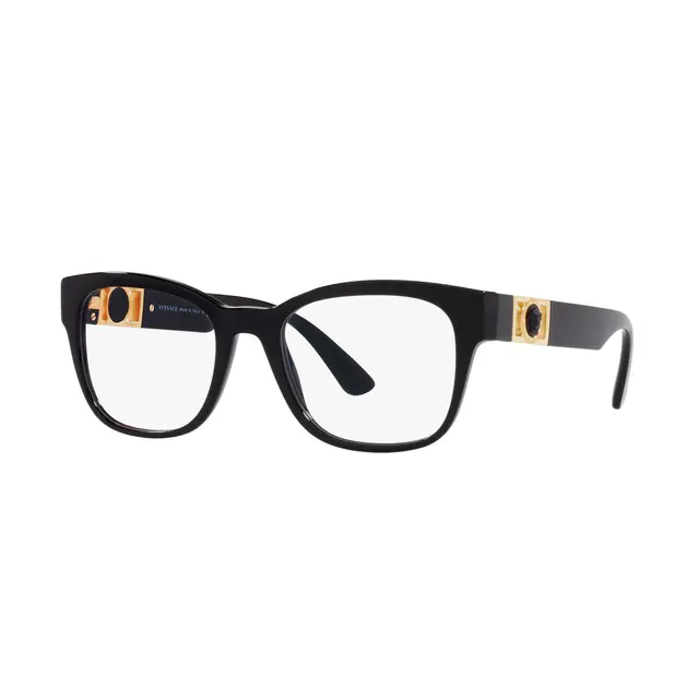 Versace VE3314 GB1, lentes oftálmicos de acetato, montura negro