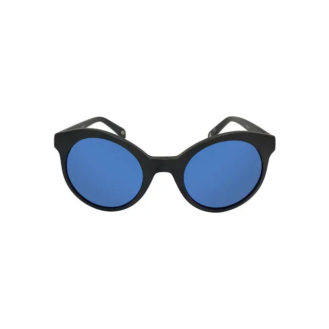 IT Sabrina Sato A104, lentes de sol de acetato, montura negro y lunas azul