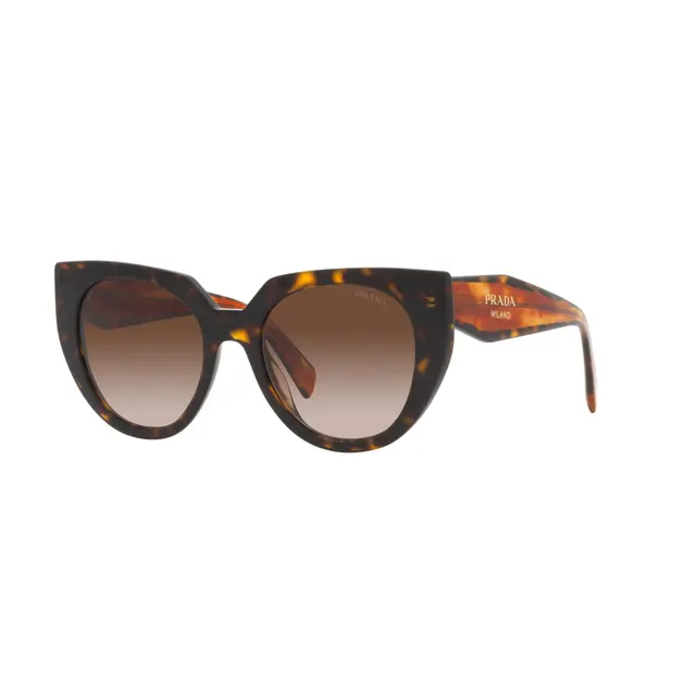 Prada PR14WS 2AU6S1, lentes de sol de acetato, montura havana print