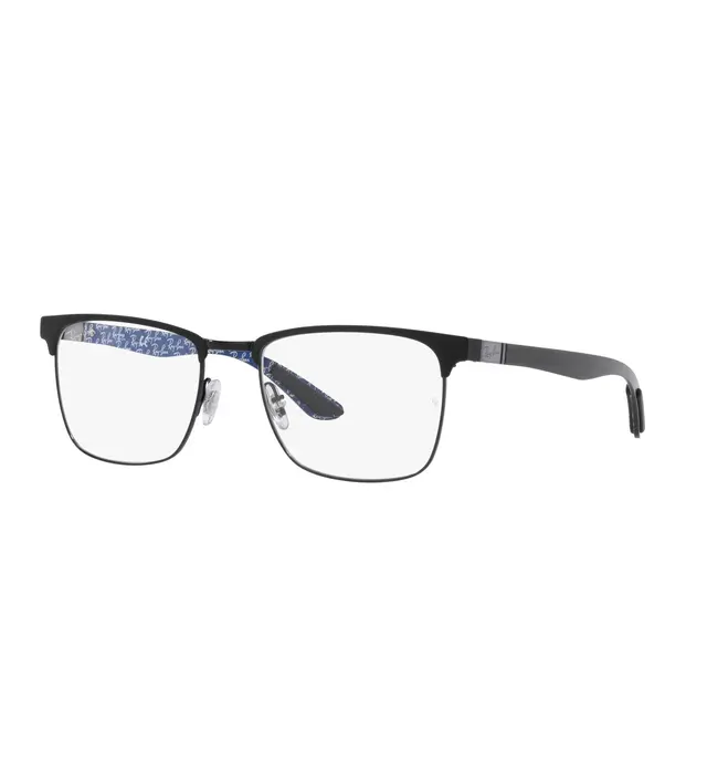 Ray-Ban Unisex - RX8421 2904, lentes oftálmicos de fibra de carbono, montura negro