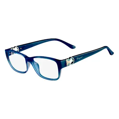 Salvatore Ferragamo SF2666R 414, lentes oftálmicos de acetato, montura azul
