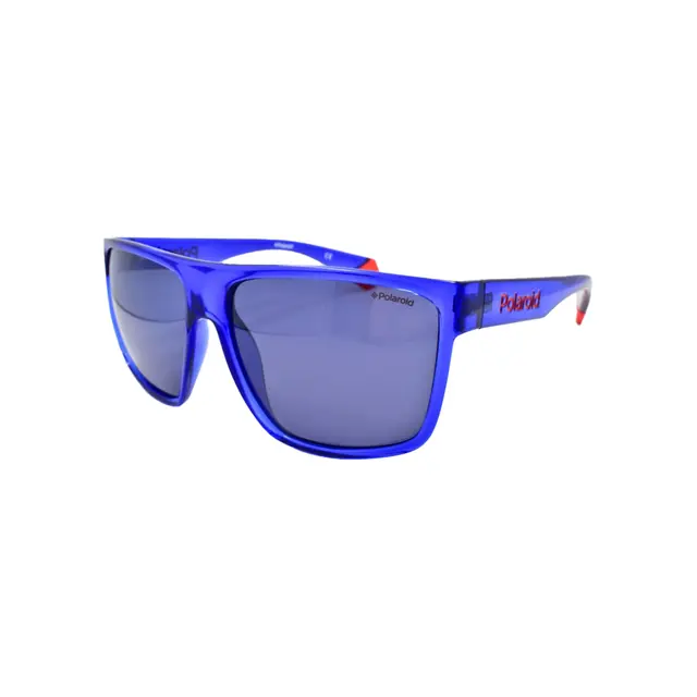 Polaroid PLD6076/S/PJPC3, lentes de sol de acetato, montura azul y lunas azul