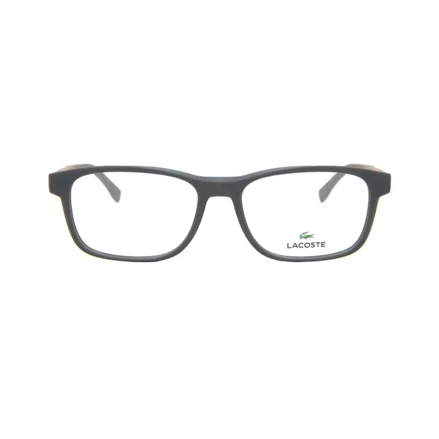 Lacoste L2842 024, lentes oftálmicos de acetato, montura negro