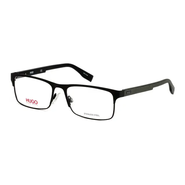 Hugo Boss HG0293 003, lentes oftálmicos de metal, montura negro