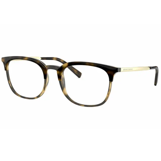 Armani Exchange AX3065 8037, lentes oftálmicos de acetato, montura havana print