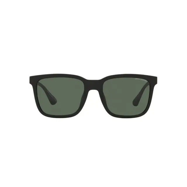 Armani Exchange AX4112SU 807871, lentes de sol de acetato, montura negro y lunas verde