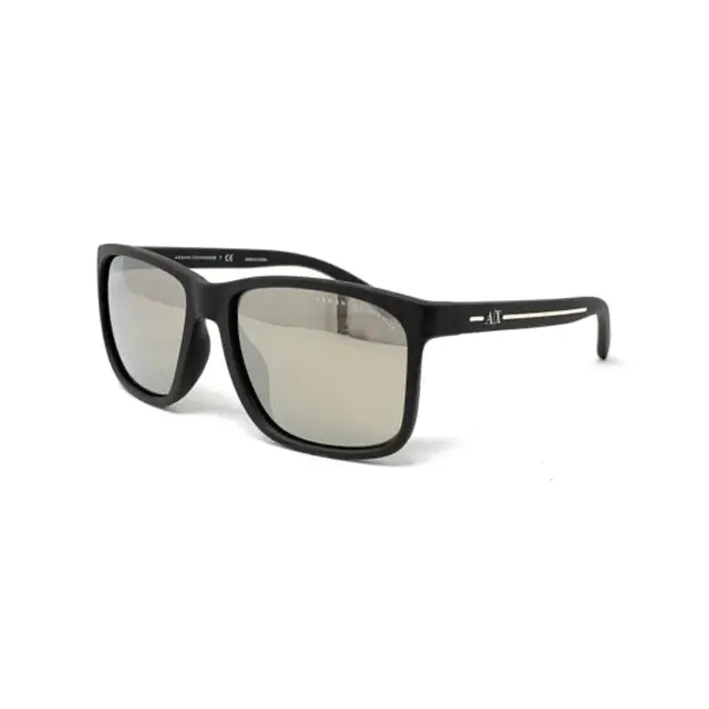 Armani Exchange AX4041SF 8062 5A, lentes de sol de acetato, montura marrón