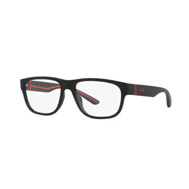 Armani Exchange AX3102U 8078, lentes oftálmicos de acetato, montura negro