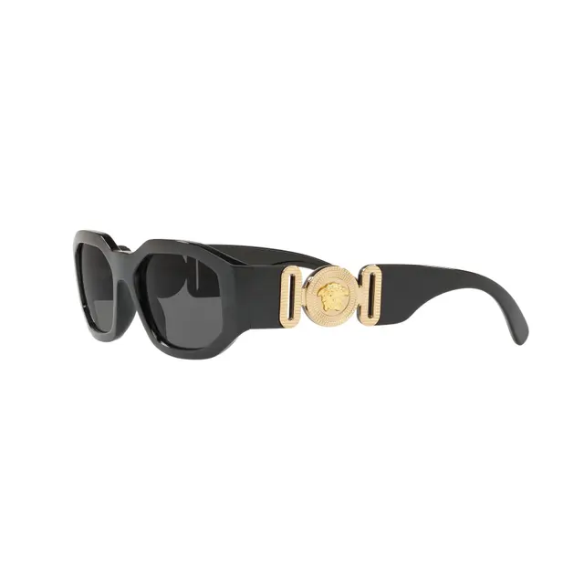 Versace VE4361 GB1/87, lentes de sol de acetato, montura negro y lunas gris