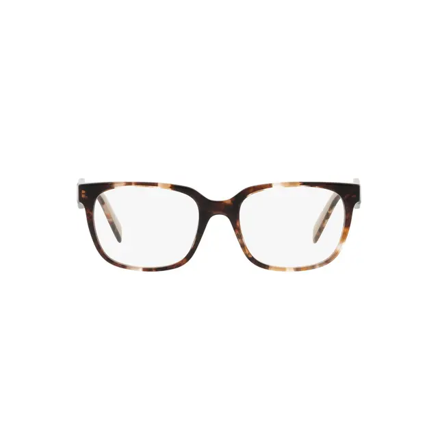 Prada PR17ZV 07R1O1, lentes oftálmicos de acetato, montura havana print