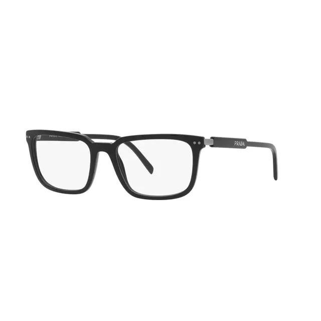 Prada PR13YV 1AB1O1, lentes oftálmicos de acetato, montura negro