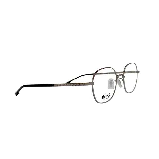 Hugo Boss HG1109, lentes oftálmicos de titanio, montura plateado