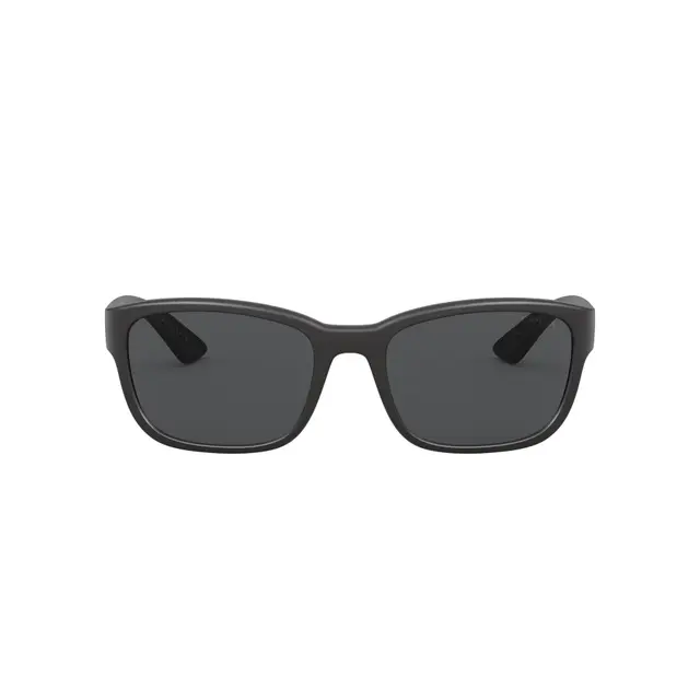Prada PS05VS 1BO5S0, lentes de sol de acetato, montura negro y lunas gris