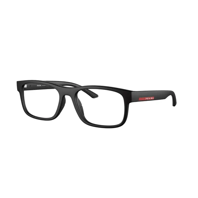 Prada PS04QV DG01O1, lentes oftálmicos de acetato, montura negro
