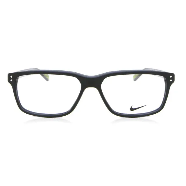 Nike 7239/002, lentes oftálmicos de acetato, montura negro
