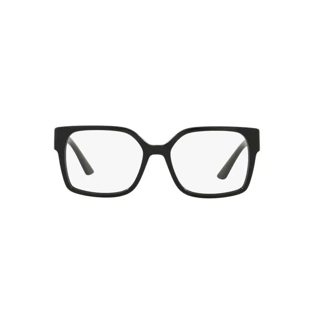 Prada PR10WV 1AB1O1, lentes oftálmicos de acetato, montura negro