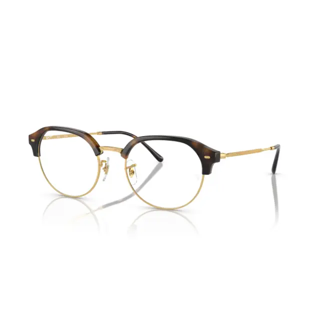 Ray-Ban Unisex - RX7229 2012, lentes oftálmicos de acetato y metal