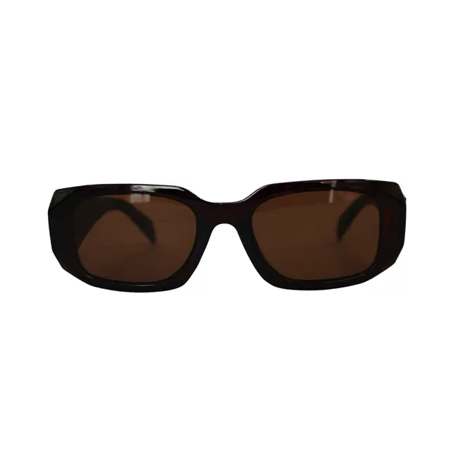 Tendence TN T221 - Marrón Havana, lentes de sol de acetato, montura havana print