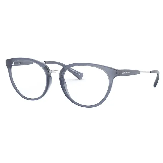 Emporio Armani EA3166 5831, lentes oftálmicos de acetato, montura azul
