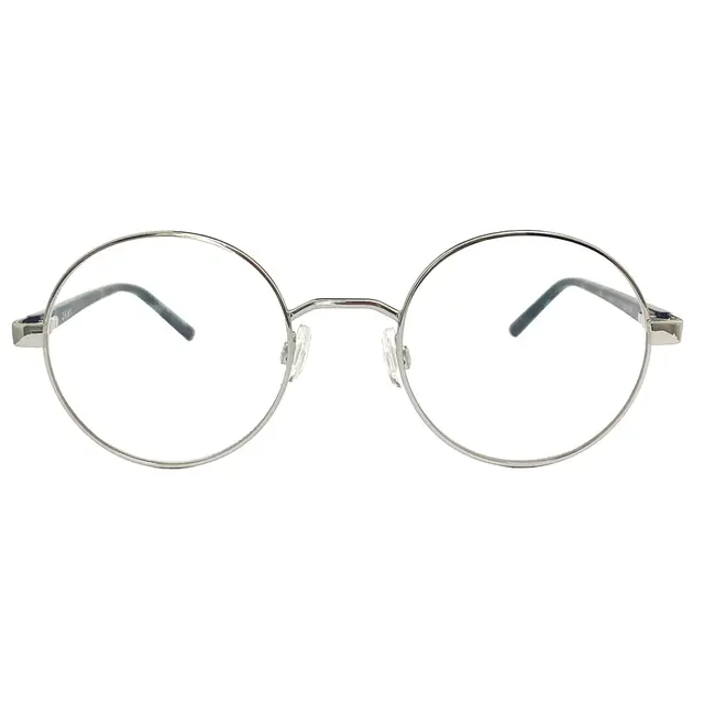 DKNY DK3003/033, lentes oftálmicos de metal, montura plateado