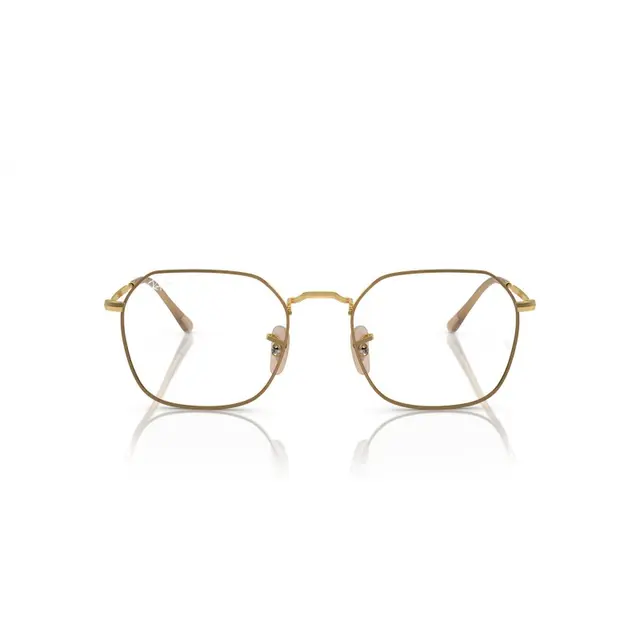 Ray-Ban Jim - RX3694V 3167, lentes oftálmicos de metal, montura dorado
