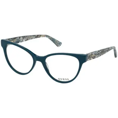 Guess GU2782/087, lentes oftálmicos de acetato, montura azul