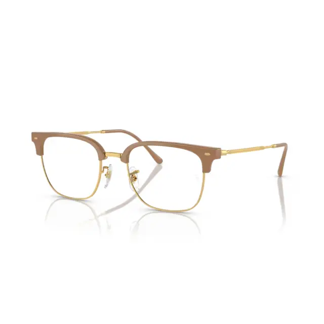 Ray-Ban New Clubmaster - RX7216 8342, lentes oftálmicos de propionato y metal