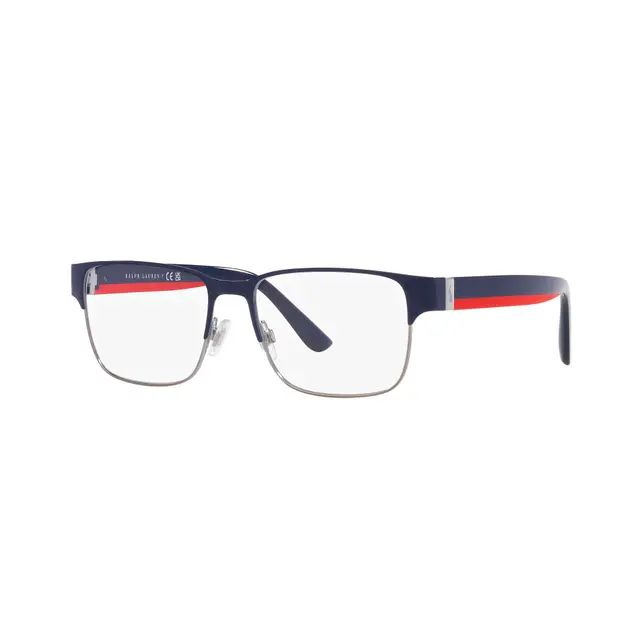 Polo PH1219 9273, lentes oftálmicos de metal, montura azul