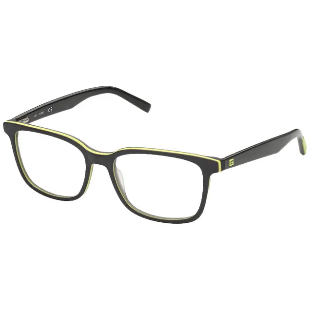 Guess GU50034/020, lentes oftálmicos de acetato, montura negro