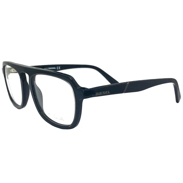 Diesel DL5288/005, lentes oftálmicos de acetato, montura azul