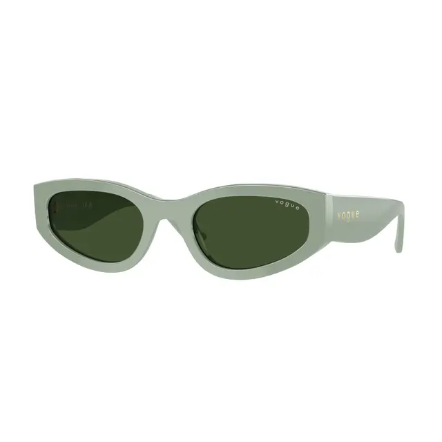 Vogue VO5585S 316171, lentes de sol de acetato, montura verde y lunas verde