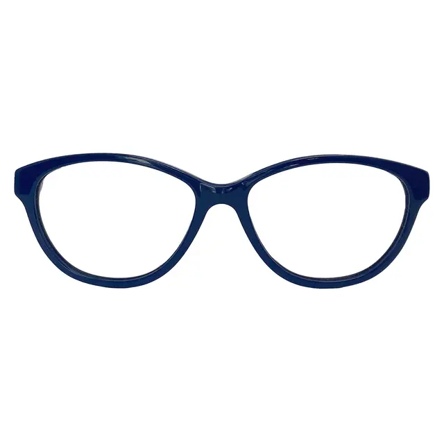LoveMoschino ML088V04, lentes oftálmicos de acetato, montura azul