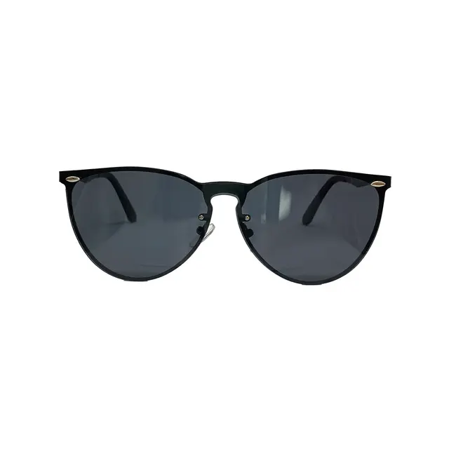 Tendence TN X011 - Negro, lentes de sol de metal, montura negro y lunas gris