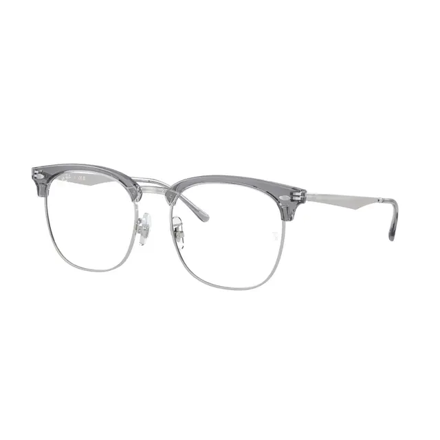 Ray-Ban Unisex - RX7318D 8326, lentes oftálmicos de acetato y metal